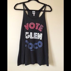 NWOT Mean Girls Vote Glen Coco Racerback Tank Top